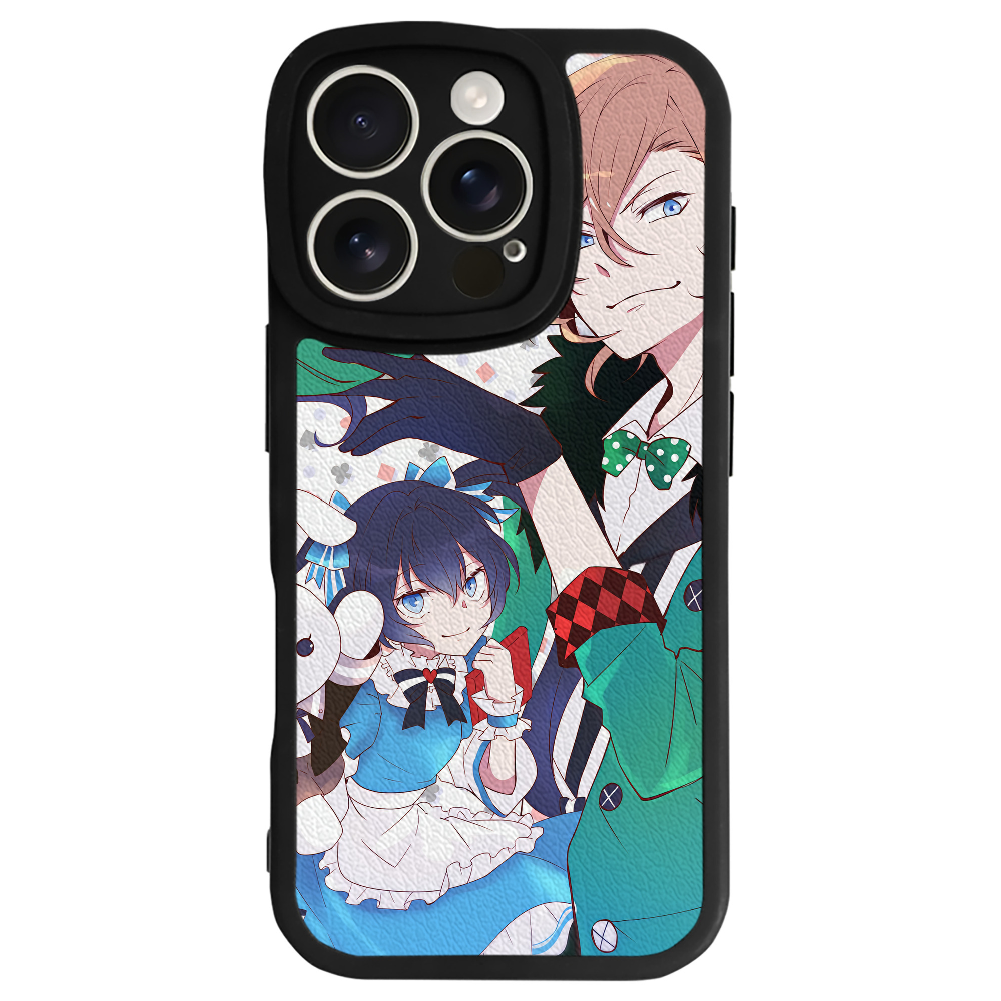 （画像用） 文豪ストレイドッグス Bungo Stray Dogs 【iPhone 16シリーズ対応】シリコンスマホケース（レザー調） 材質：シリコン
